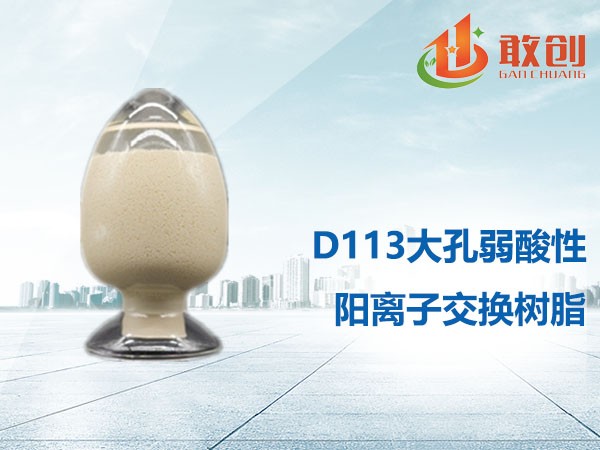 D113大孔弱酸性阳离子交换树脂